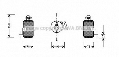 AVA QUALITY COOLING jed015 -  Осушитель, кондиционер